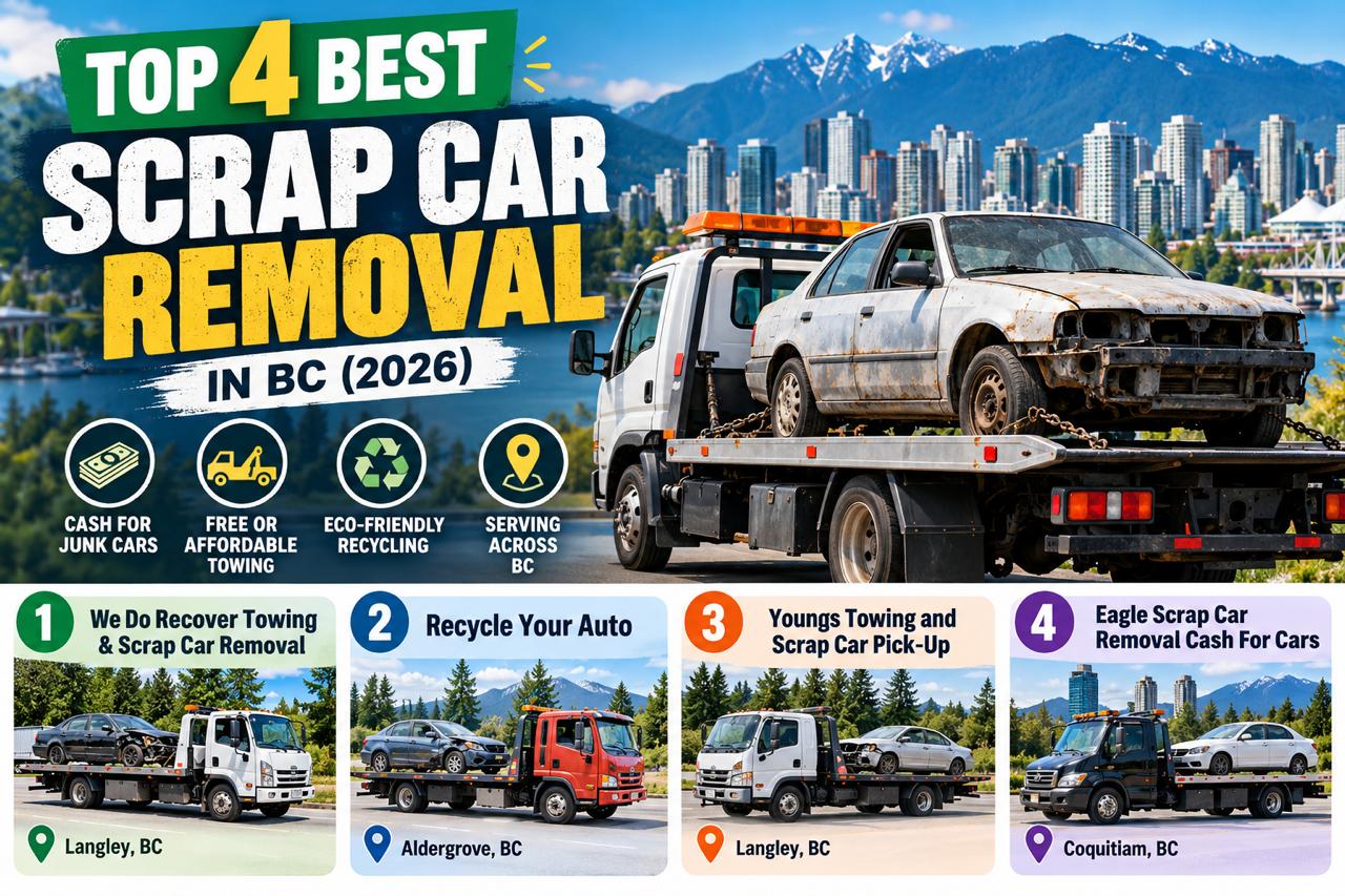 Top 4 Best Scrap Car Removal Companies in Langley 2026-2027